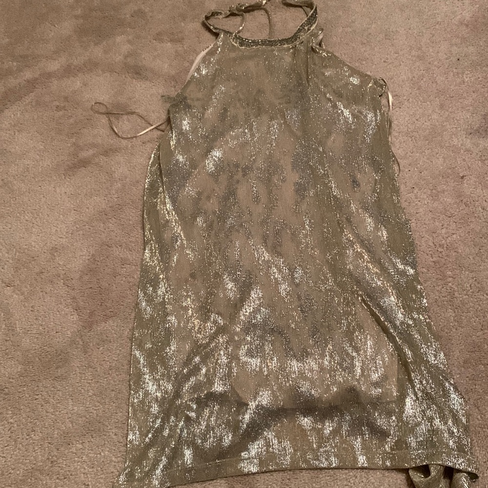 Gold glitter dress! Worn once for new years